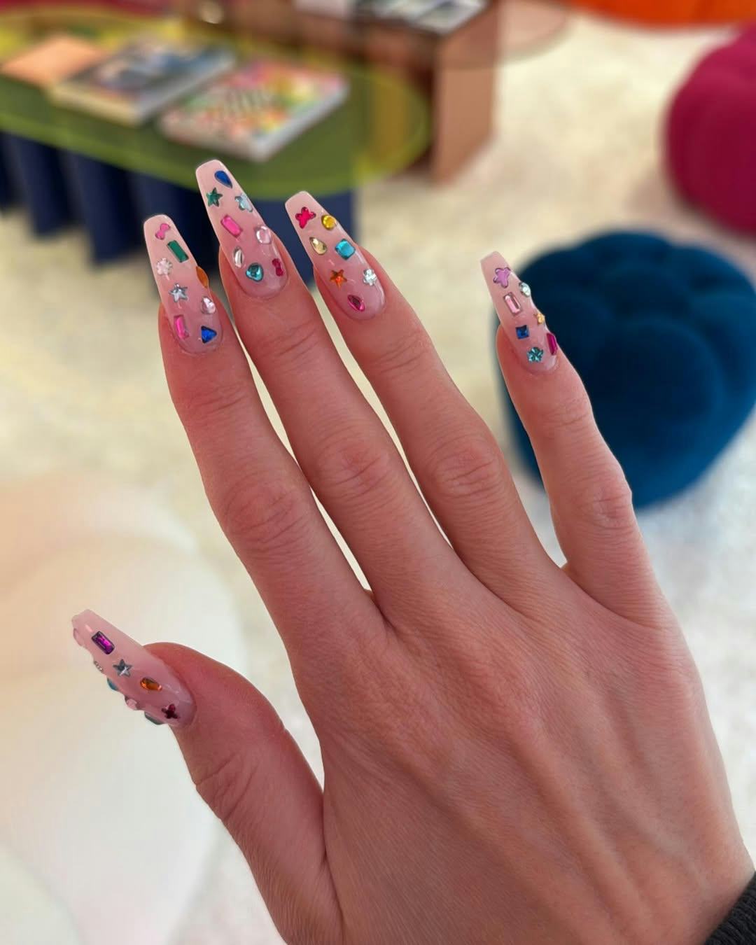 Party-Ready 3D Sculpted Nails