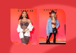 Chandler Kinney and Kelsey Anderson at NYLON’s Stagecoach party.