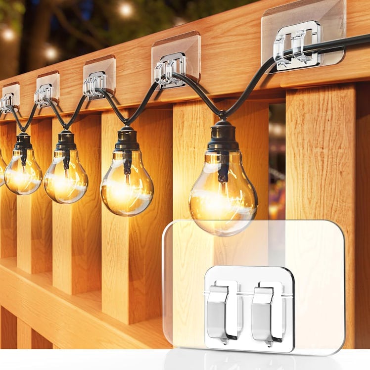 Galetcy Outdoor String Light Hooks (20-Pack)