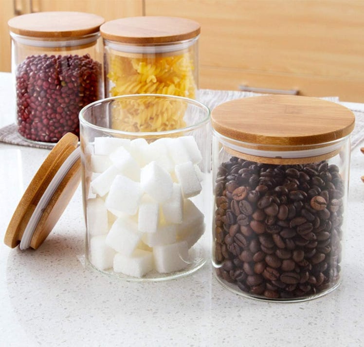 Lawei Airtight Glass Storage Jars (Set of 4) 