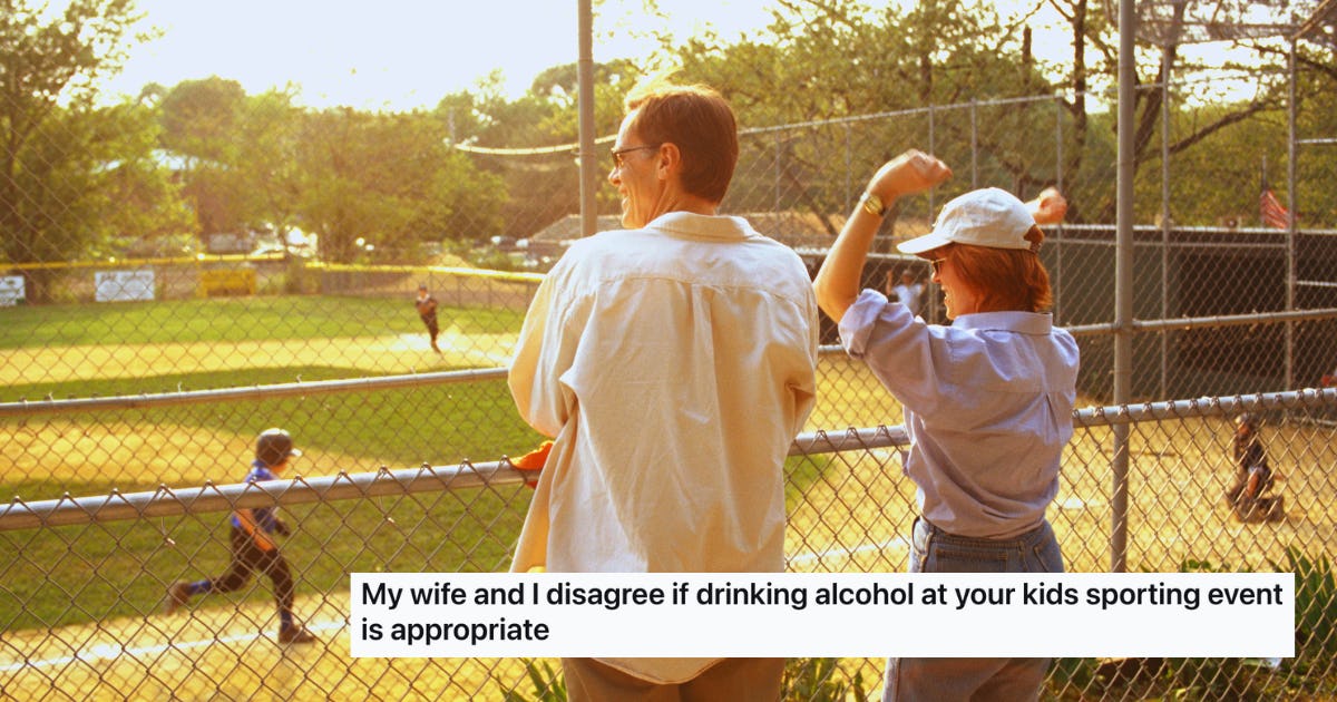 Is It OK To Drink At Your Kid's Sporting Events?