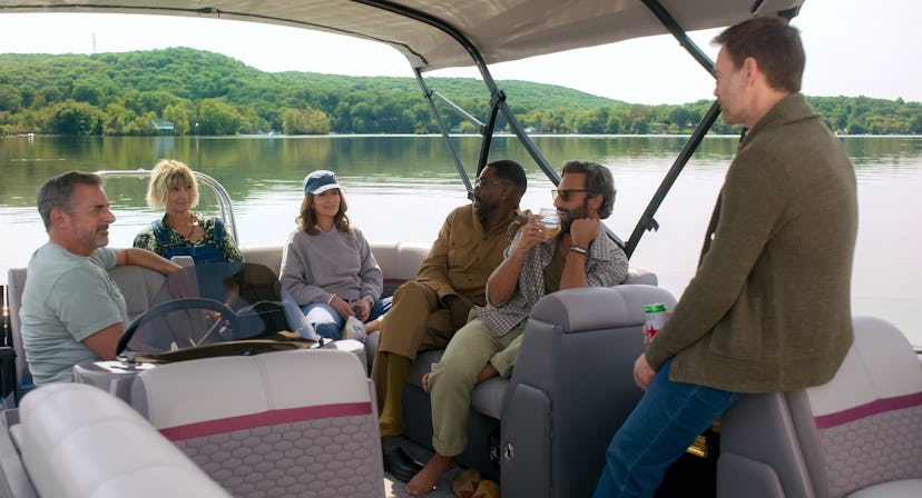 Kerri Kenney-Silver and the Four Seasons cast. Photo via Netflix