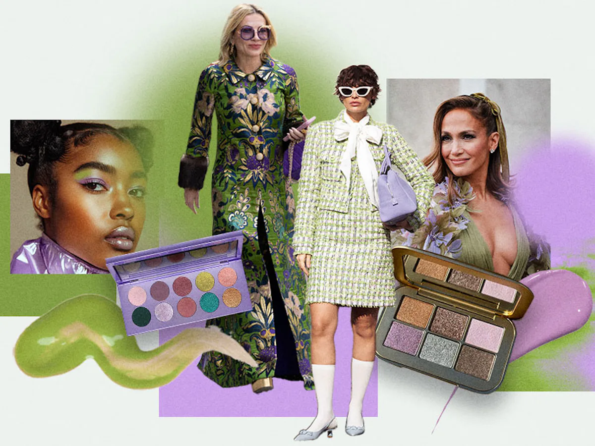 Green & Lilac Are The It-Girl Color Combo Taking Over The Makeup World Green & Lilac Are The It-Girl Color Combo Taking Over The Makeup World