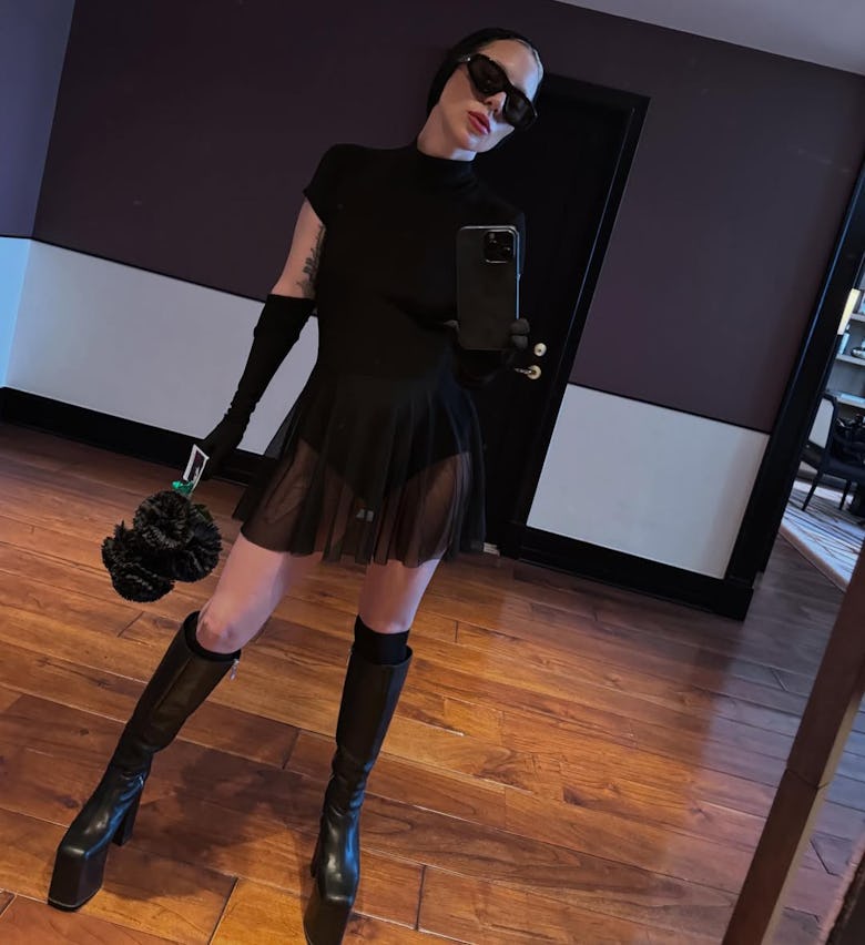 Lady Gaga Turns TikTok's Favorite Pickleball Dress Into Goth Balletcore Lady Gaga Turns TikTok's Favorite Pickleball Dress Into Goth Balletcore
