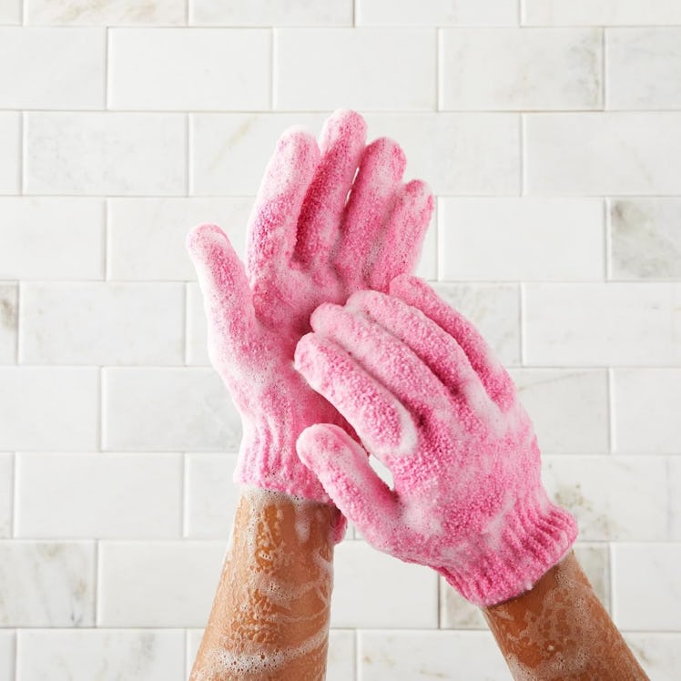 Juvale Body Exfoliating Gloves (Set of 4) 