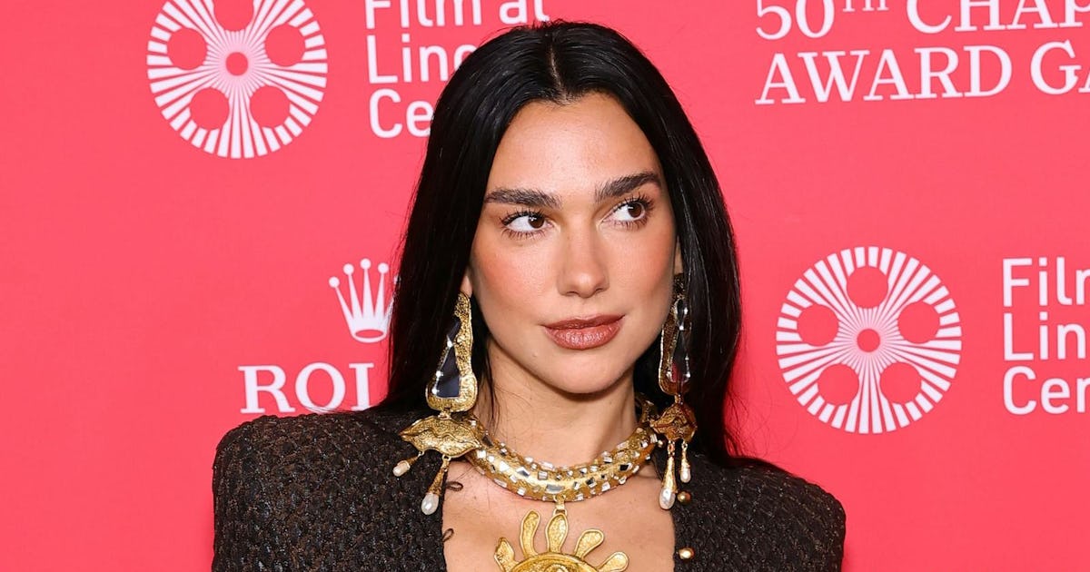 Dua Lipa's Sexy Sheer Dress Exposed Her Nipples & Thong