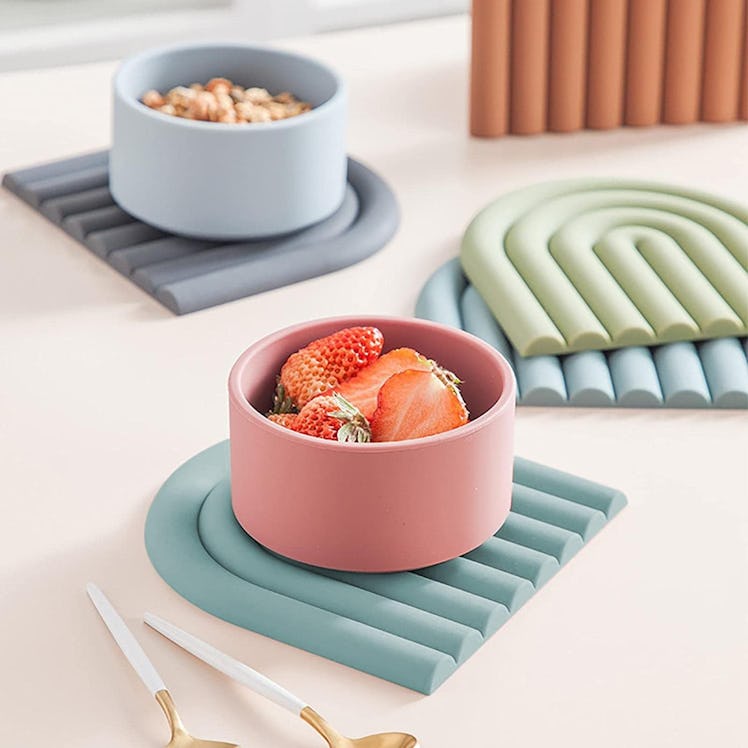 monomono Modern Silicone Trivets (2-Pack)