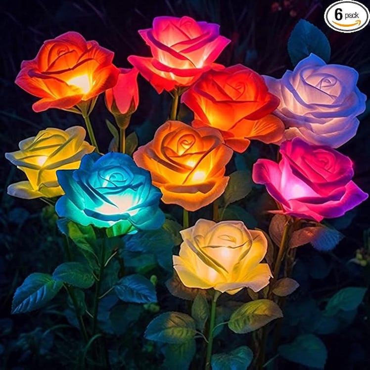 BOMIER Solar Garden Lights (6-Pack)