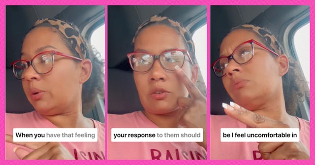 Charisse Sims taught her daughter how to get out of inappropriate conversations with adults.