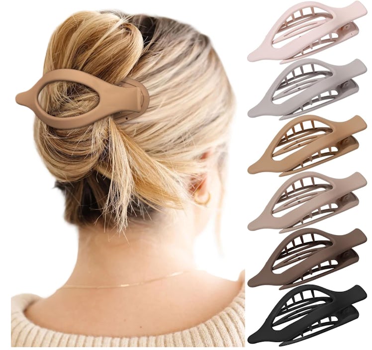 AWAYTR French Concord Hair Clip (6-Pack)