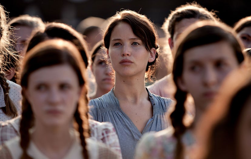 Katniss in The Hunger Games. Photo via Lionsgate