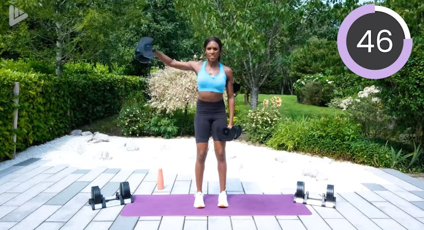 Short shoulder workout.