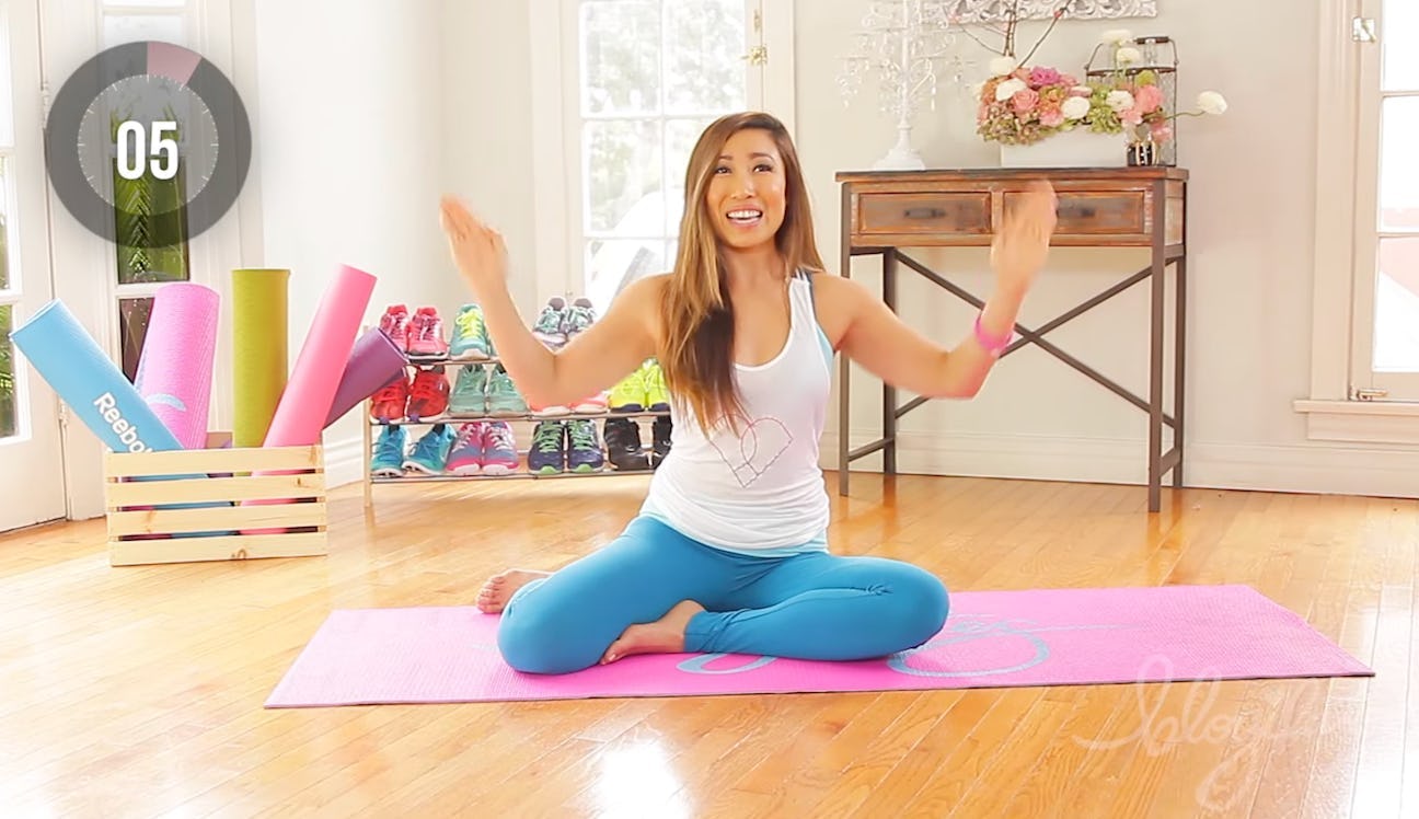 Intense arm workout.