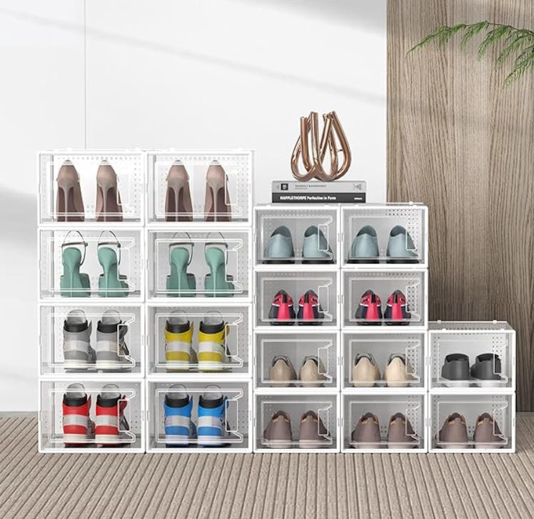 Secret Space Shoe Storage Organizer (12-Pack)