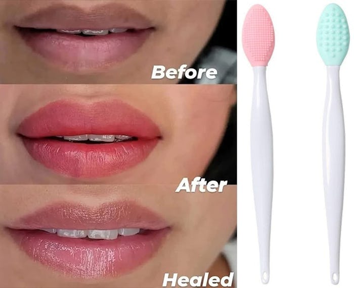 YOUKOOL Silicone Exfoliating Lip Brush (2-Piece)