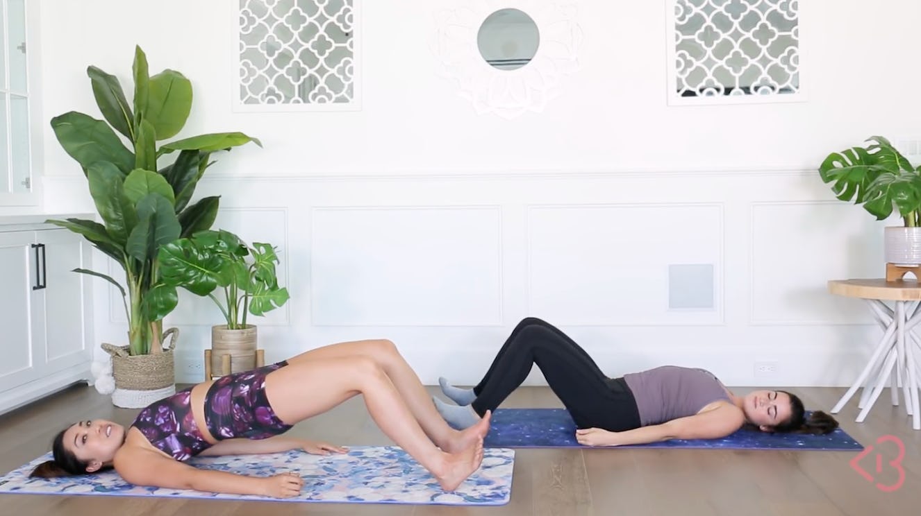 Glute bridge variations.