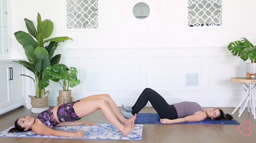 Glute bridge variations.