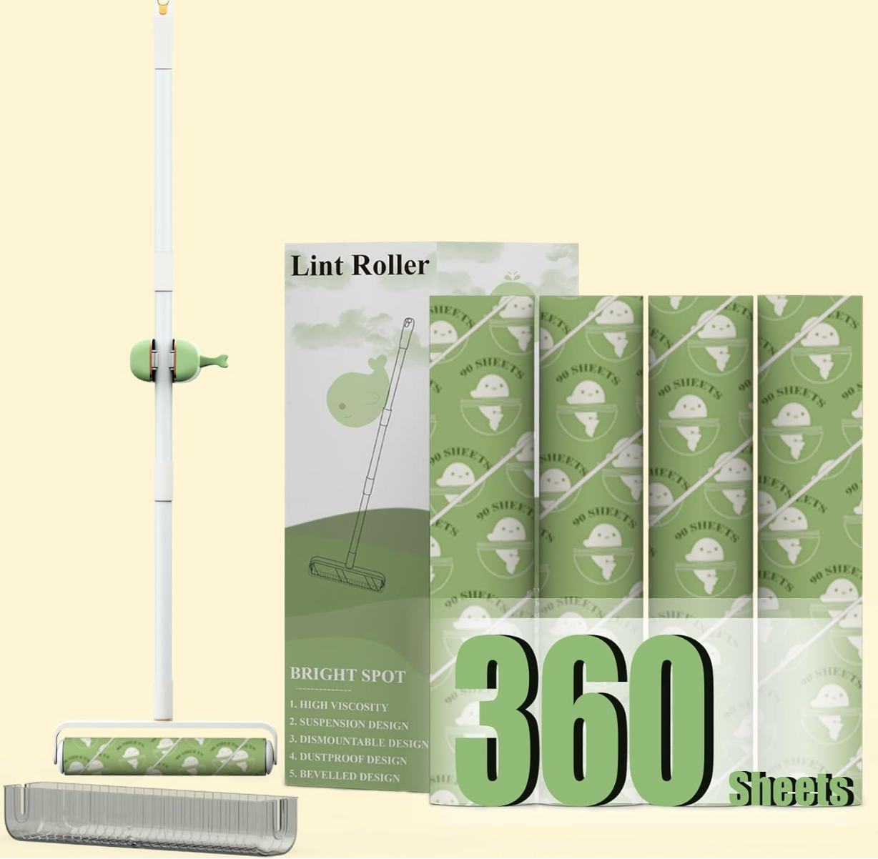 Luipaard Super Sticky Large Floor Lint Rollers