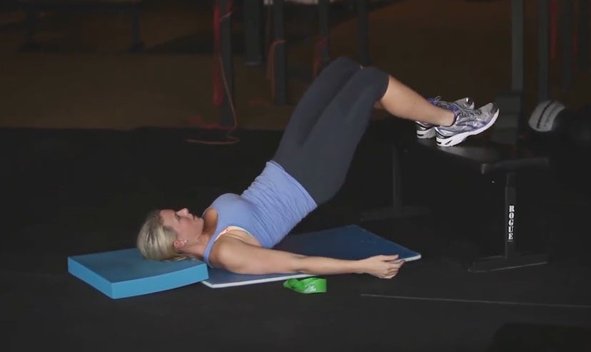 Elevated glute bridge.