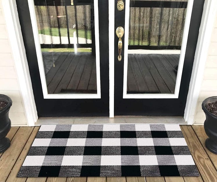 Levinis Cotton Buffalo Check Rug