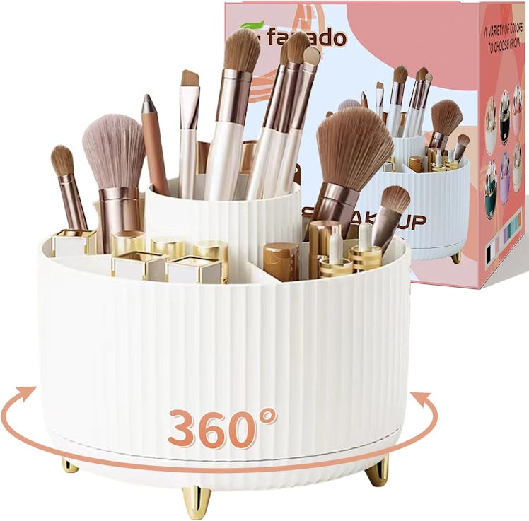 fanado Rotating Makeup Brush Holder