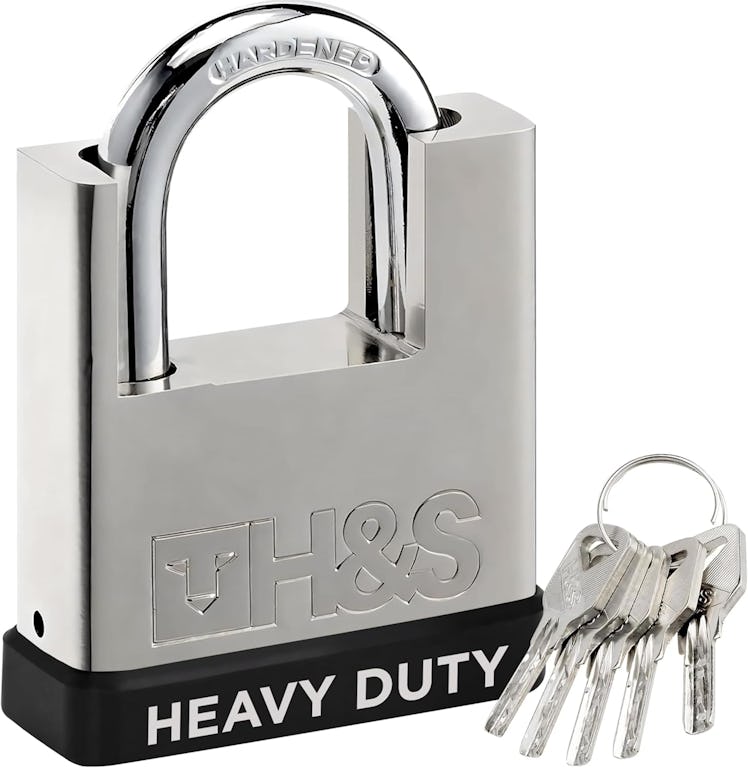 H&S High Security Padlock With Key 