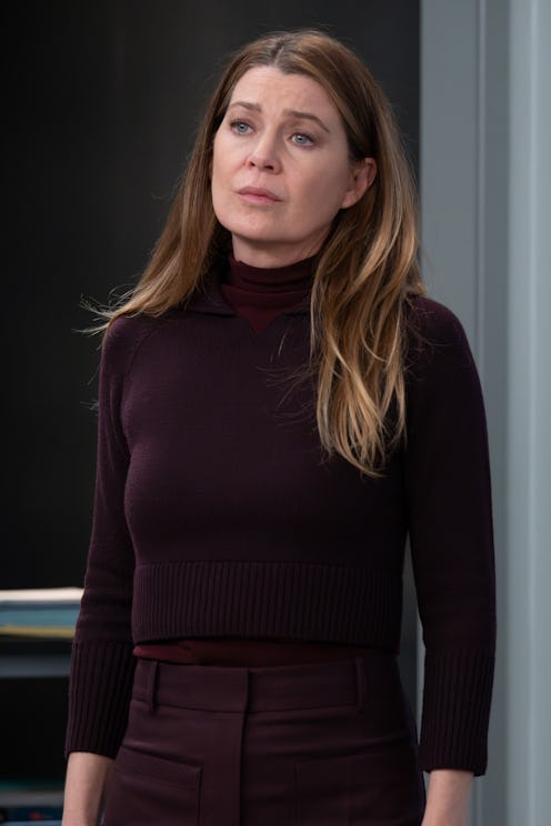 Ellen Pompeo on Grey's Anatomy. Photo via ABC