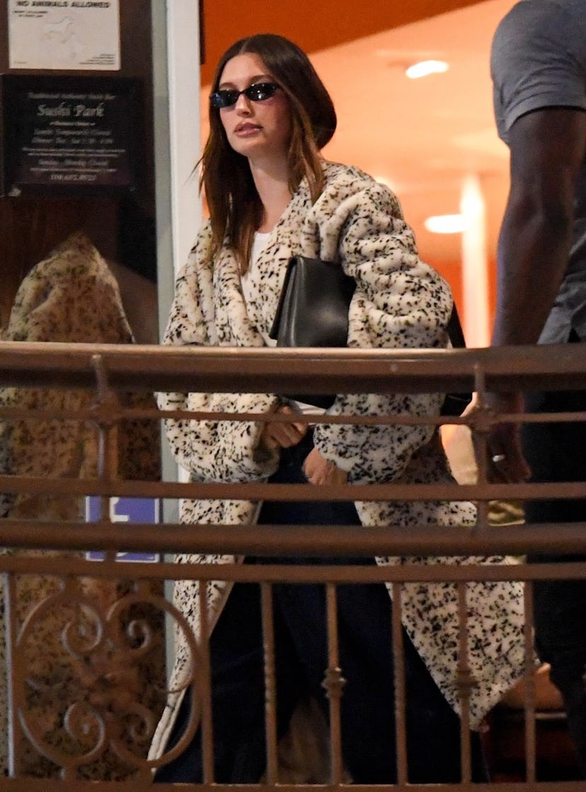 Hailey Bieber at Sushi Park L.A., April 3, 2025.