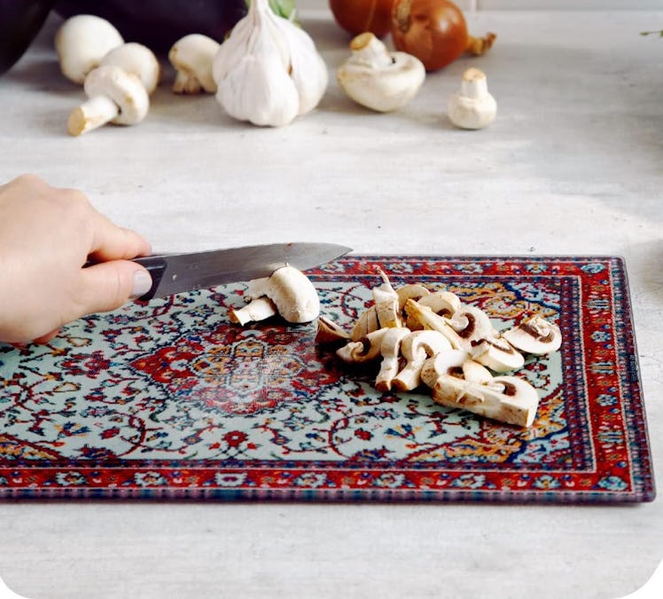 Peleg Design Tempered Glass Rug Cutting Board