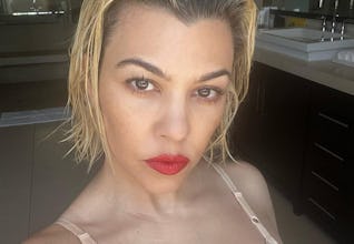 Kourtney Kardashian Blonde Hair 2023