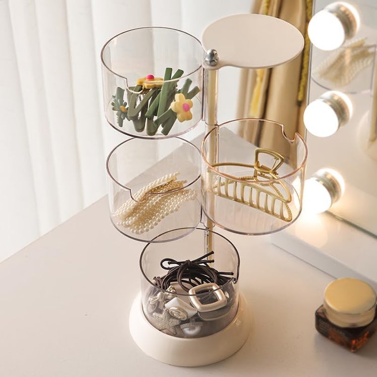 YIEZI Rotating Accessory Tower