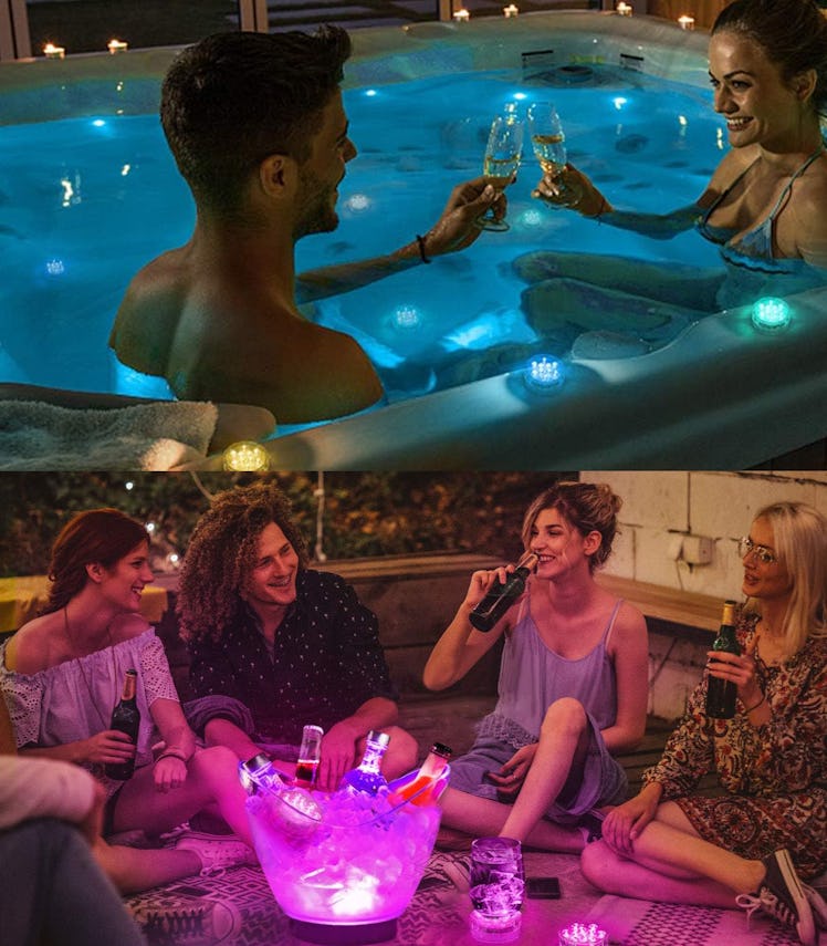 Qoolife Submersible Changing Light With Remote Control