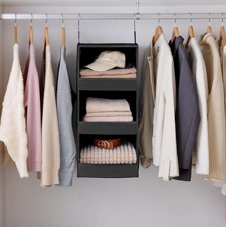 GRANNY SAYS 3-Shelf Hanging Closet Organizer