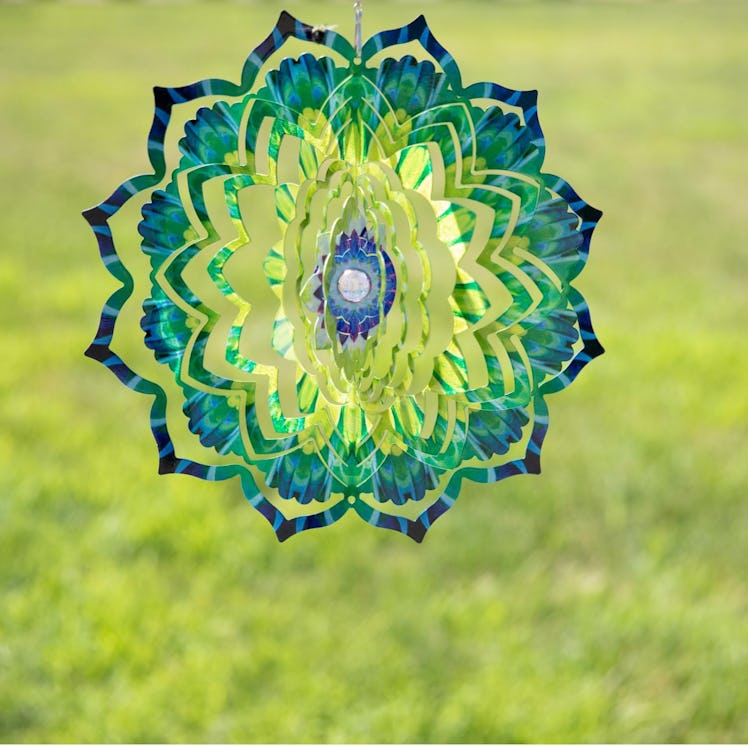 VP Home Emerald Mandala Wind Spinner