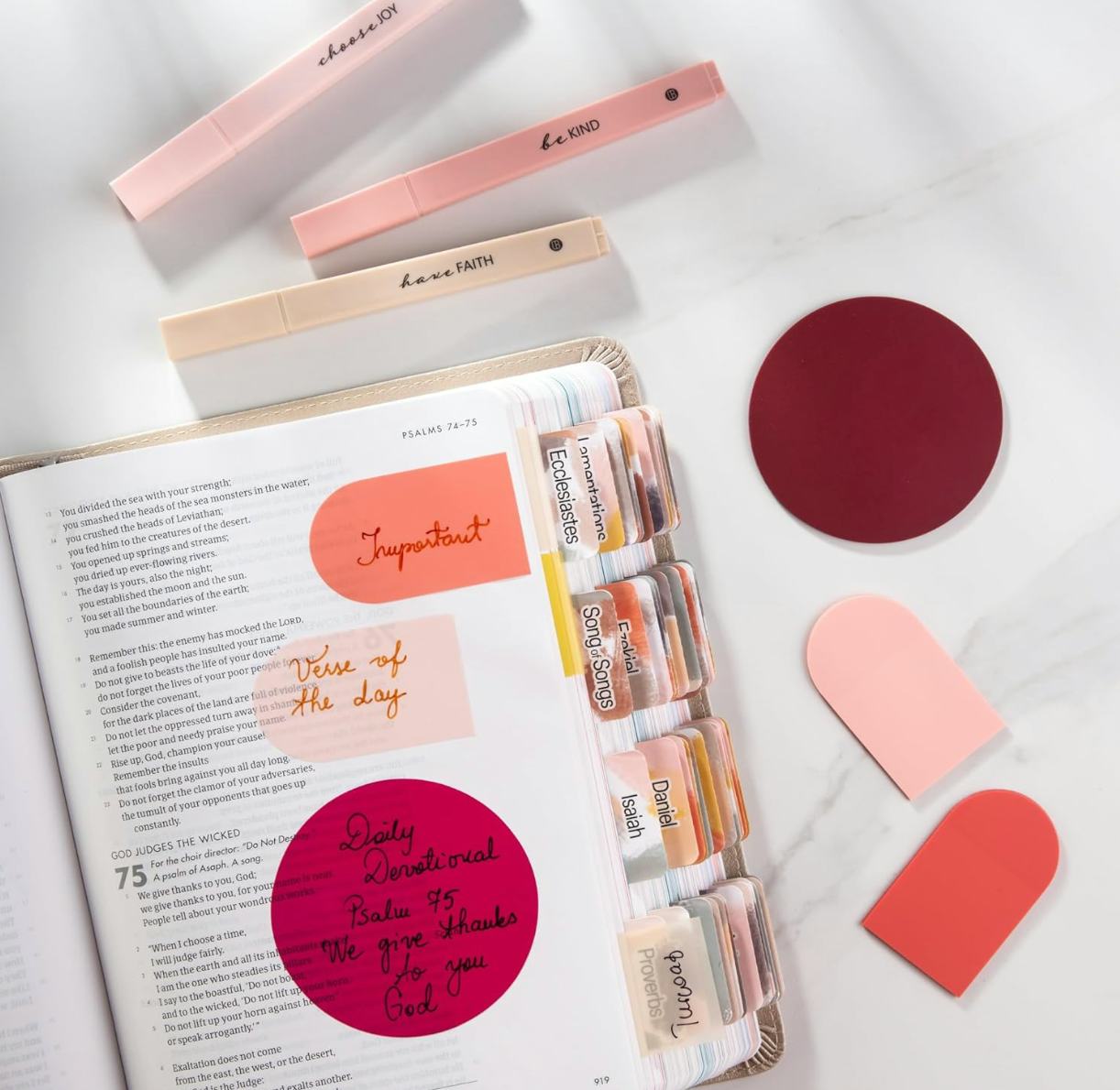 DiverseBee Transparent Sticky Notes