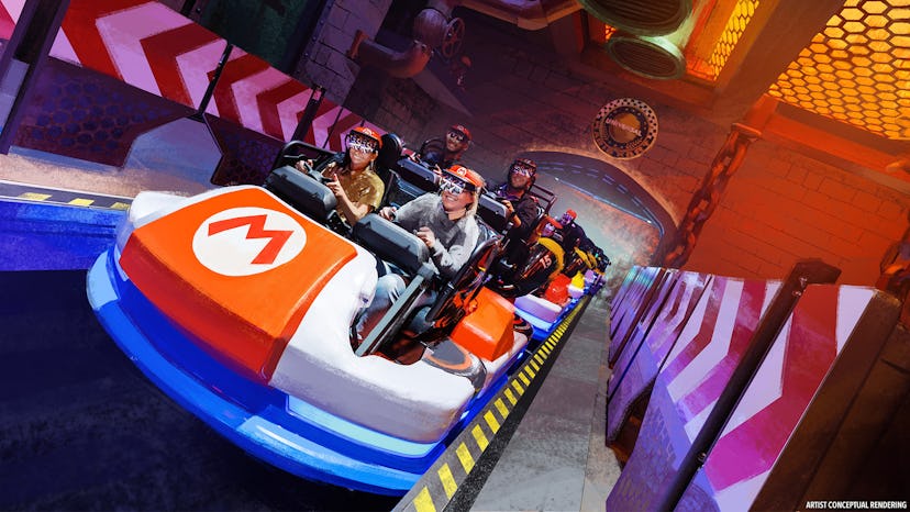 mario kart Mario Kart: Bowser’s Challenge ride at Epic Universe
