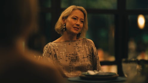 Carrie Coon as Laurie on The White Lotus. Photo via HBO