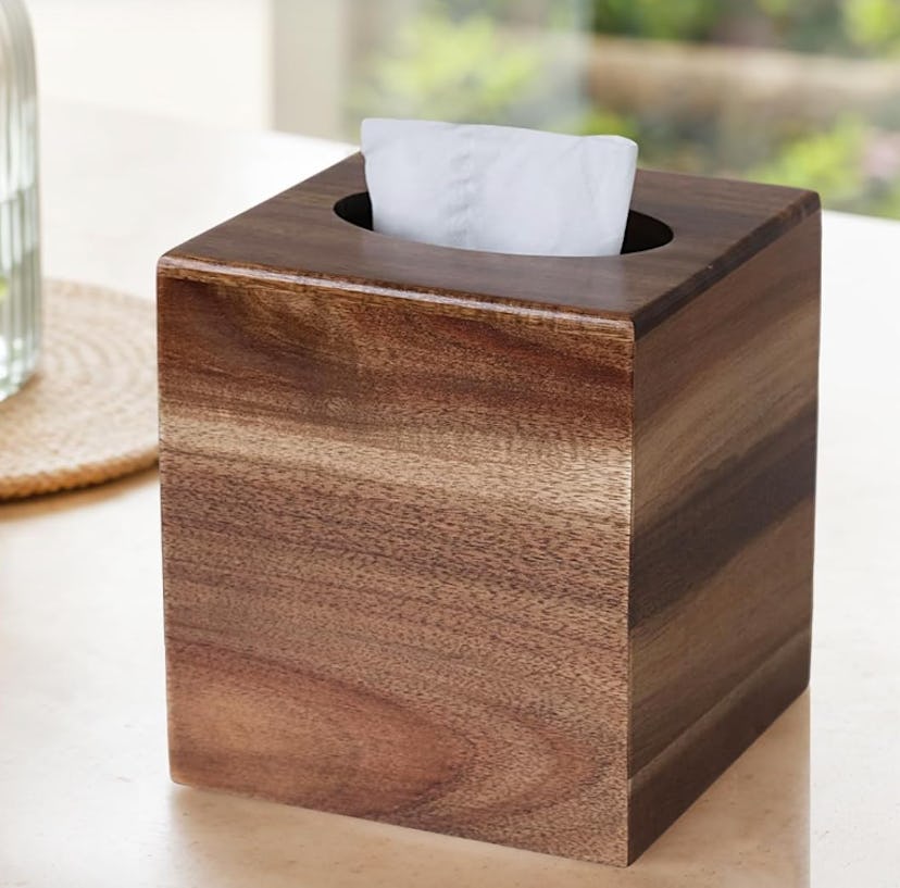 S310 Wood Tissue Box Cover