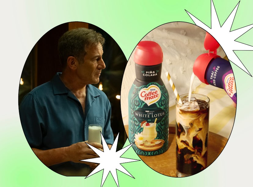 I tried the 'White Lotus' coffee creamers from Coffee Mate for Season 3.