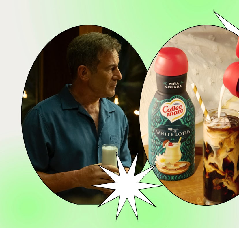 I tried the 'White Lotus' coffee creamers from Coffee Mate for Season 3.