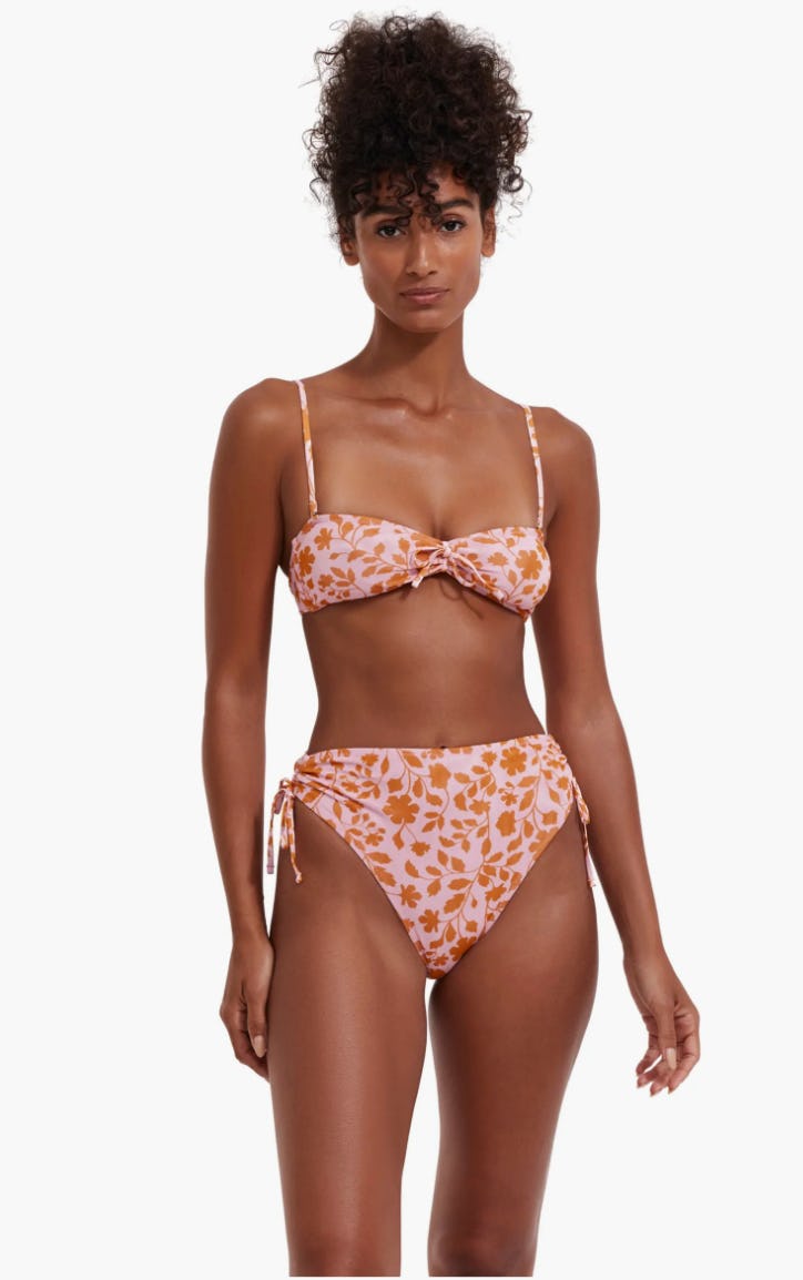 Flirtt Gottex Lolita Bandeau Bikini Top