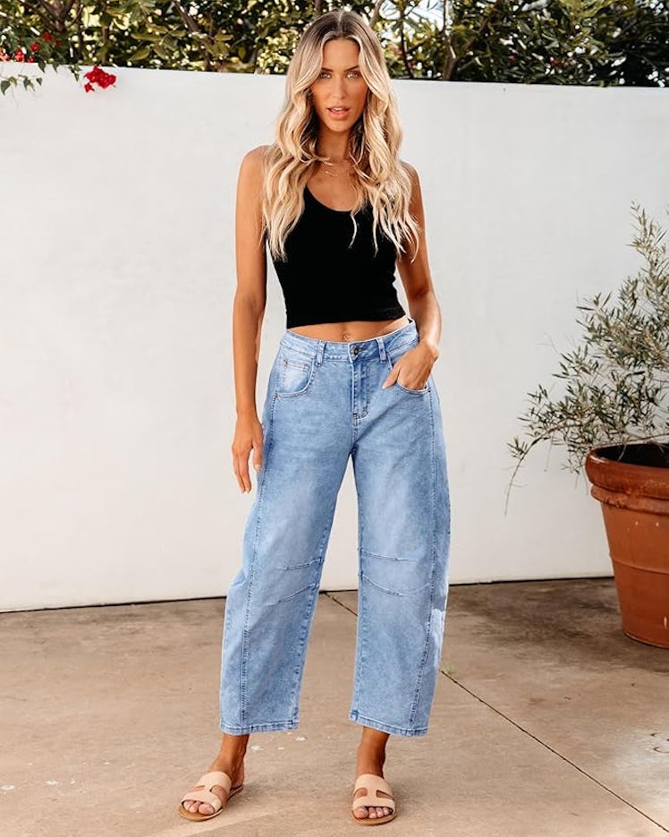 GRAPENT Barrel Jeans
