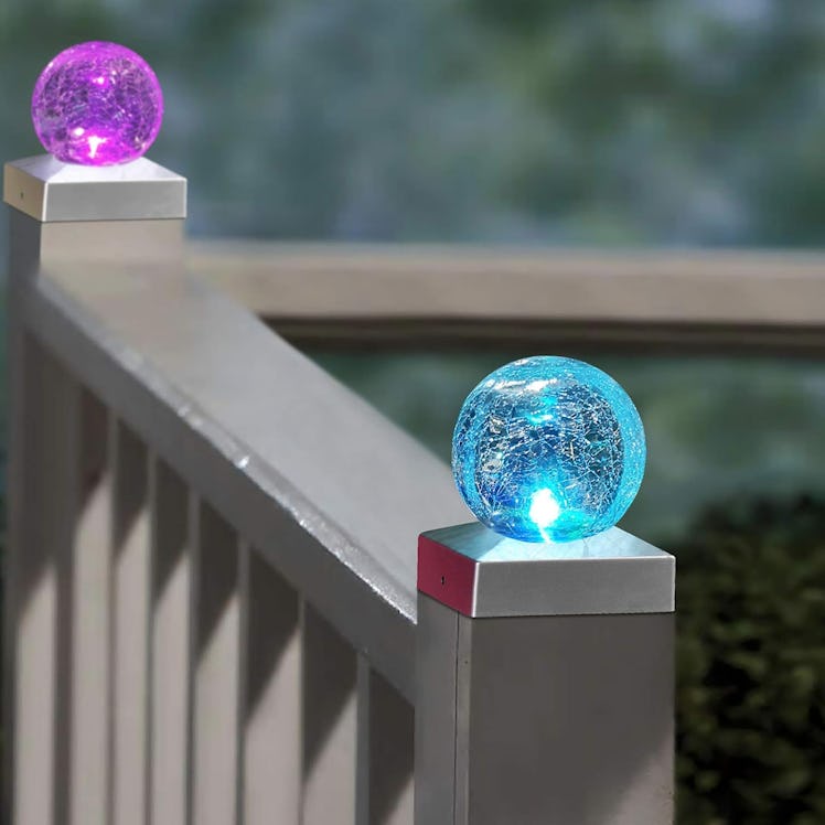  SUNNYPARK Solar Fence Post Cap (2-Pack)