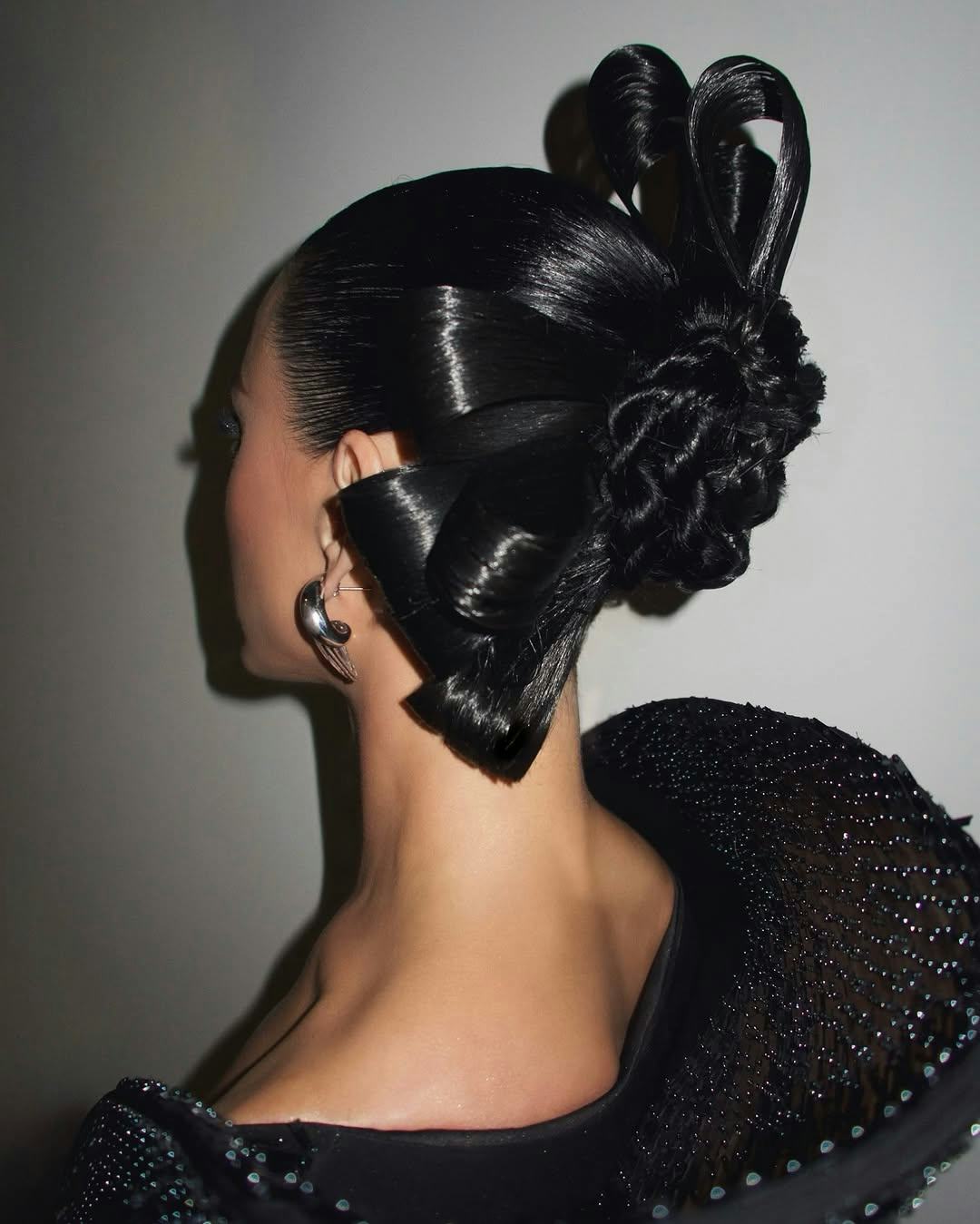 Katy Perry&rsquo;s ribbon hair.