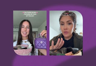 The benefits of a purse bowl.