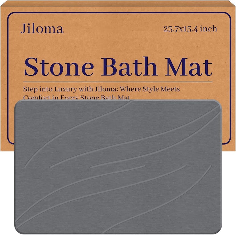 Jiloma Stone Diatomaceous Earth Shower Mat