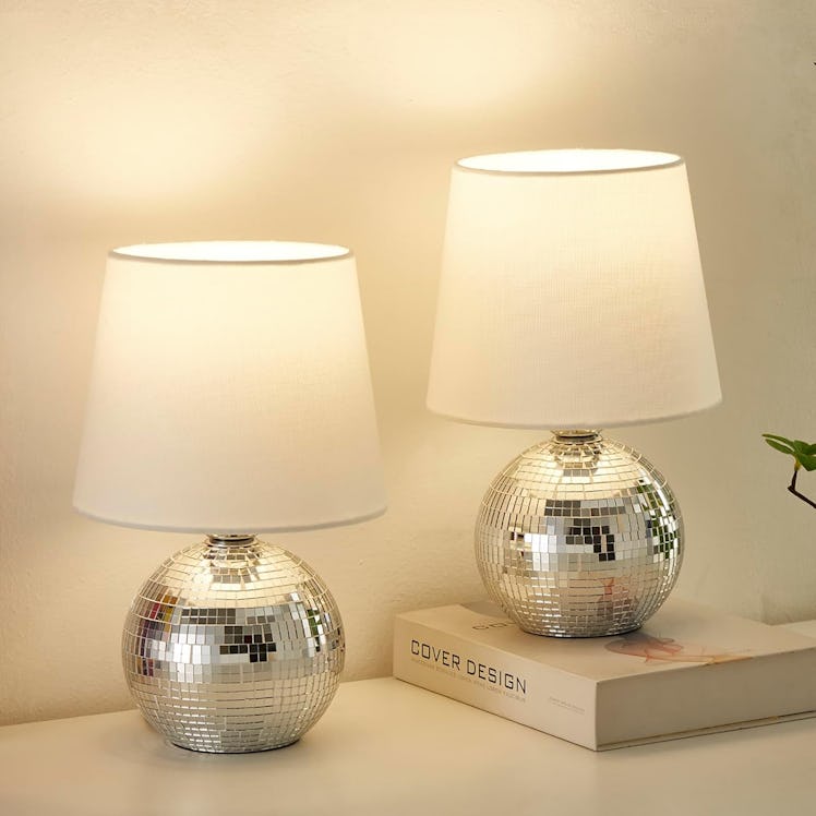 SAIWEYA Disco Ball Lamps (2-Pieces) 