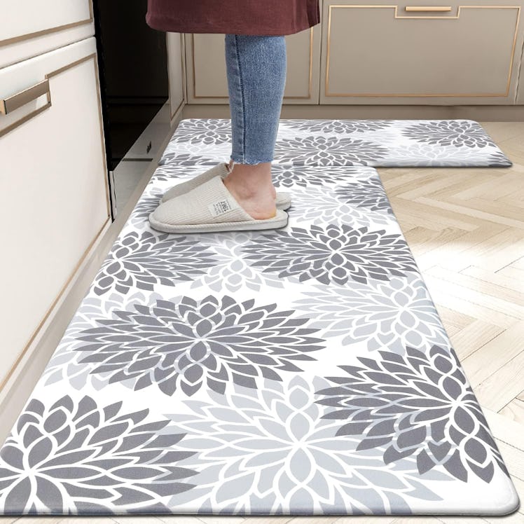 HEBE Anti-Fatigue Kitchen Rug (Set of 2) 