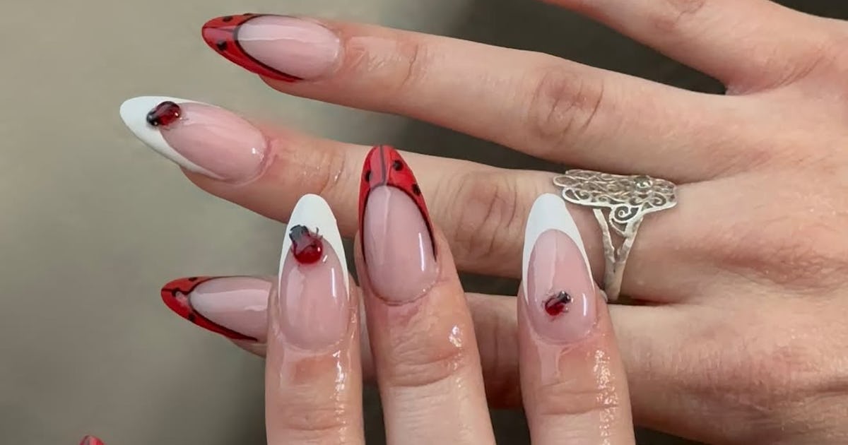 12 Ladybug Nail Art Designs That'll Help You Manifest Good Luck