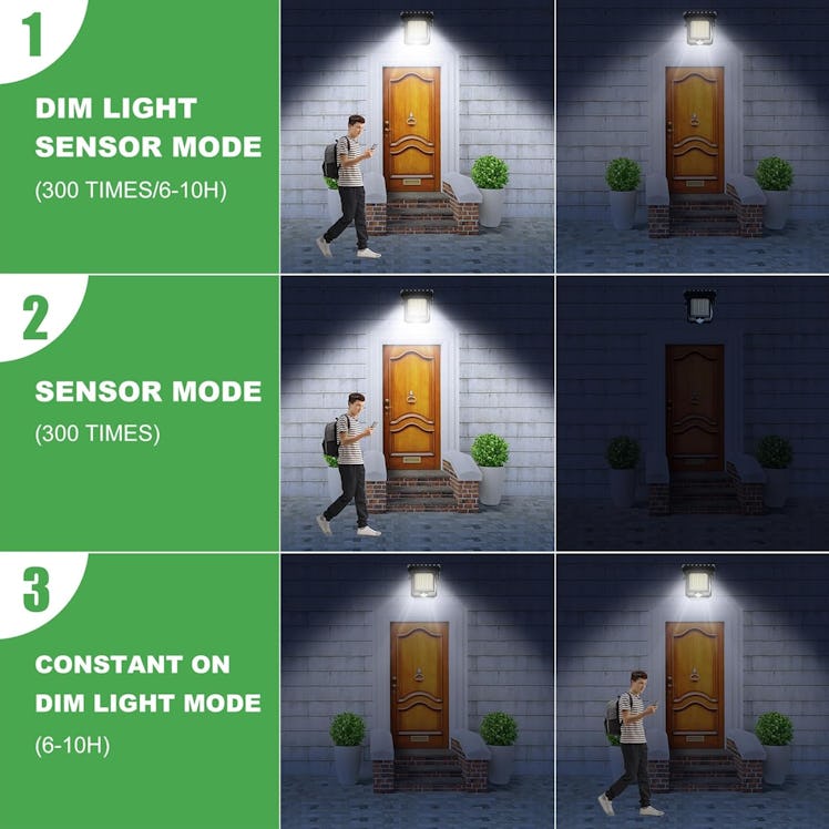 Tryme Solar Motion-Sensor Lights (2-Pack)